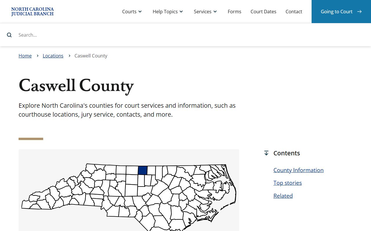 Caswell County criminal court records