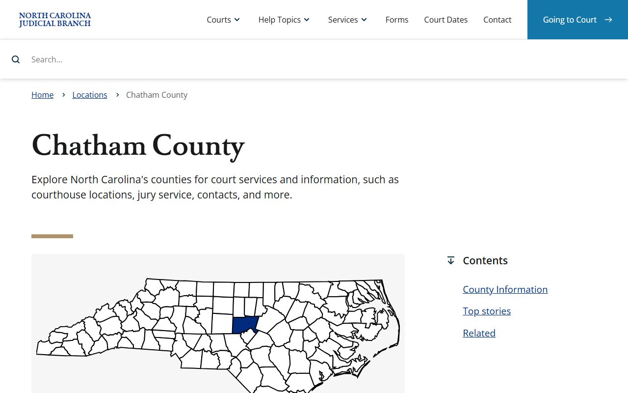 Chatham County criminal court records