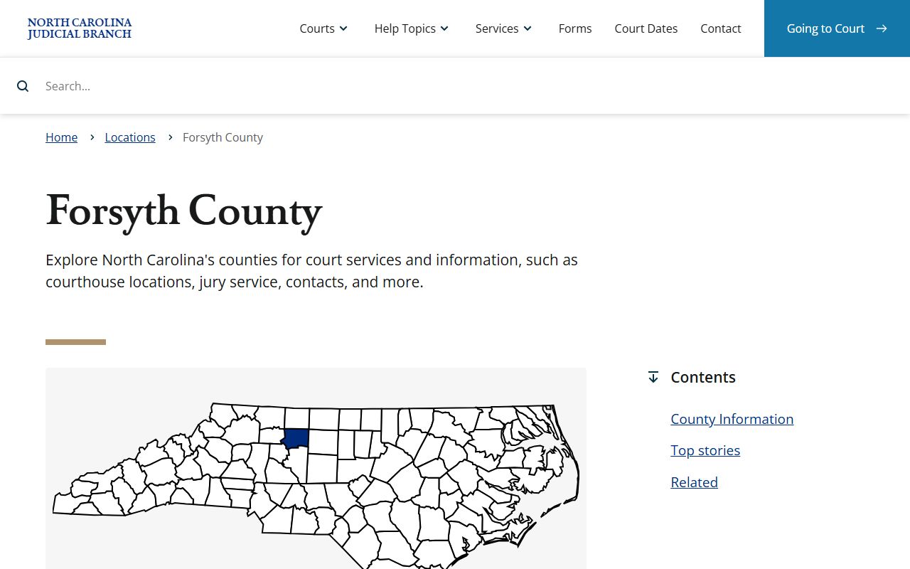 Forsyth County criminal court records