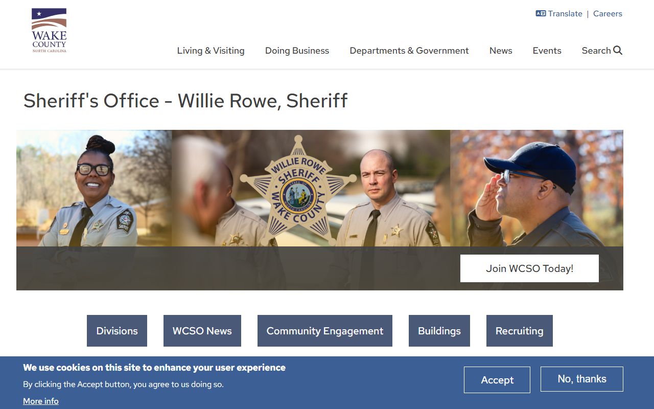 Wake County Sheriff Office related to criminal court records